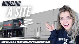 How to make a SITE MODEL | How to MODEL BUILDINGS in RHINO | Architecture Student Tutorial
