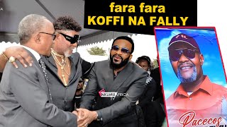 ARRIVE YA KOFFI OLOMIDE NA DEUIL YA PACECOS FARA FARA NA FALLY BAPESANI MBOTE KINSHASA ENINGANI