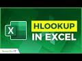 How to Use HLOOKUP in Excel