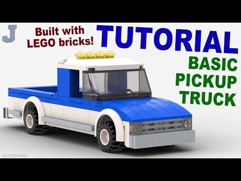 How to Build a Basic LEGO Pickup Truck TUTORIAL How to Build a Basic LEGO Pickup Truck TUTORIAL