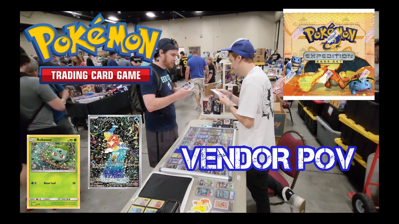 My 1st Trading Card Show Vendor Pov Youtube