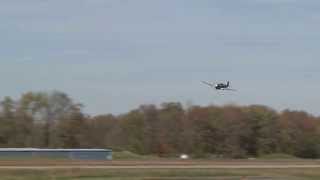 P-40 Warhawk Fly By