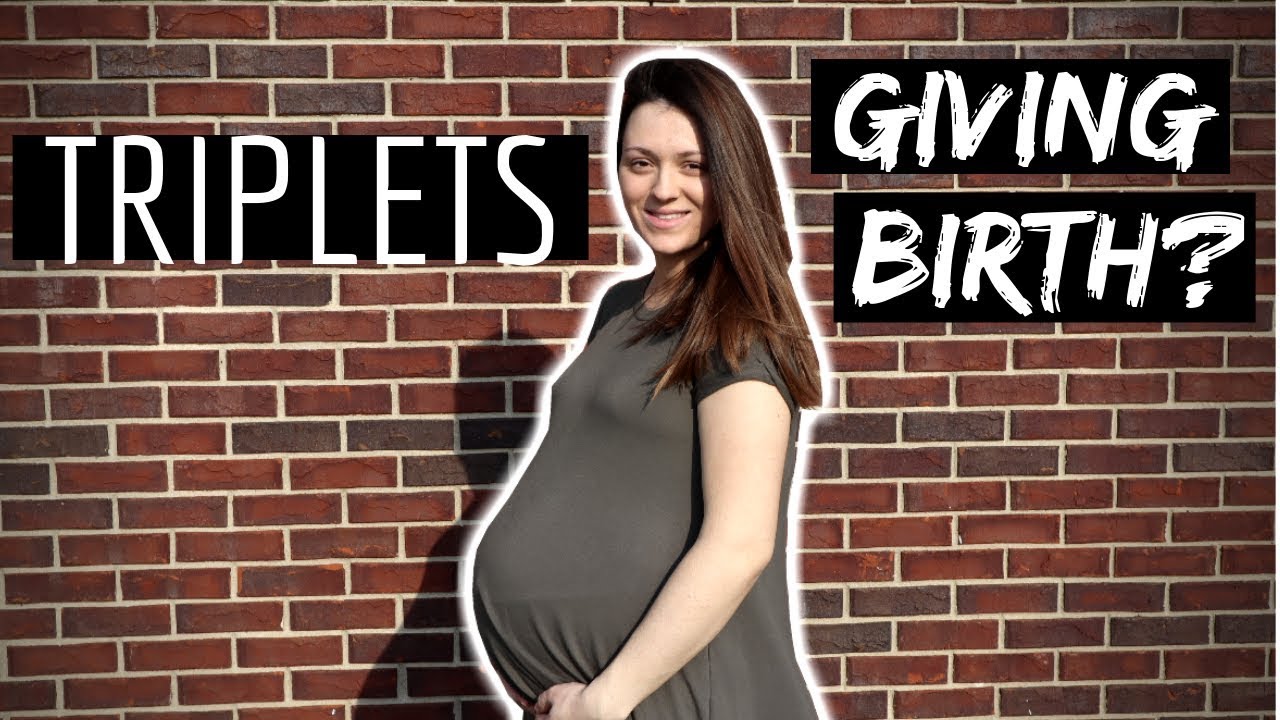 GIVING BIRTH TO TRIPLET'S IN 3 WEEKS!?! - YouTube