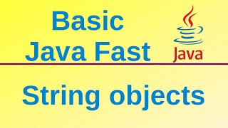 String objects - Basic Java Fast (22)