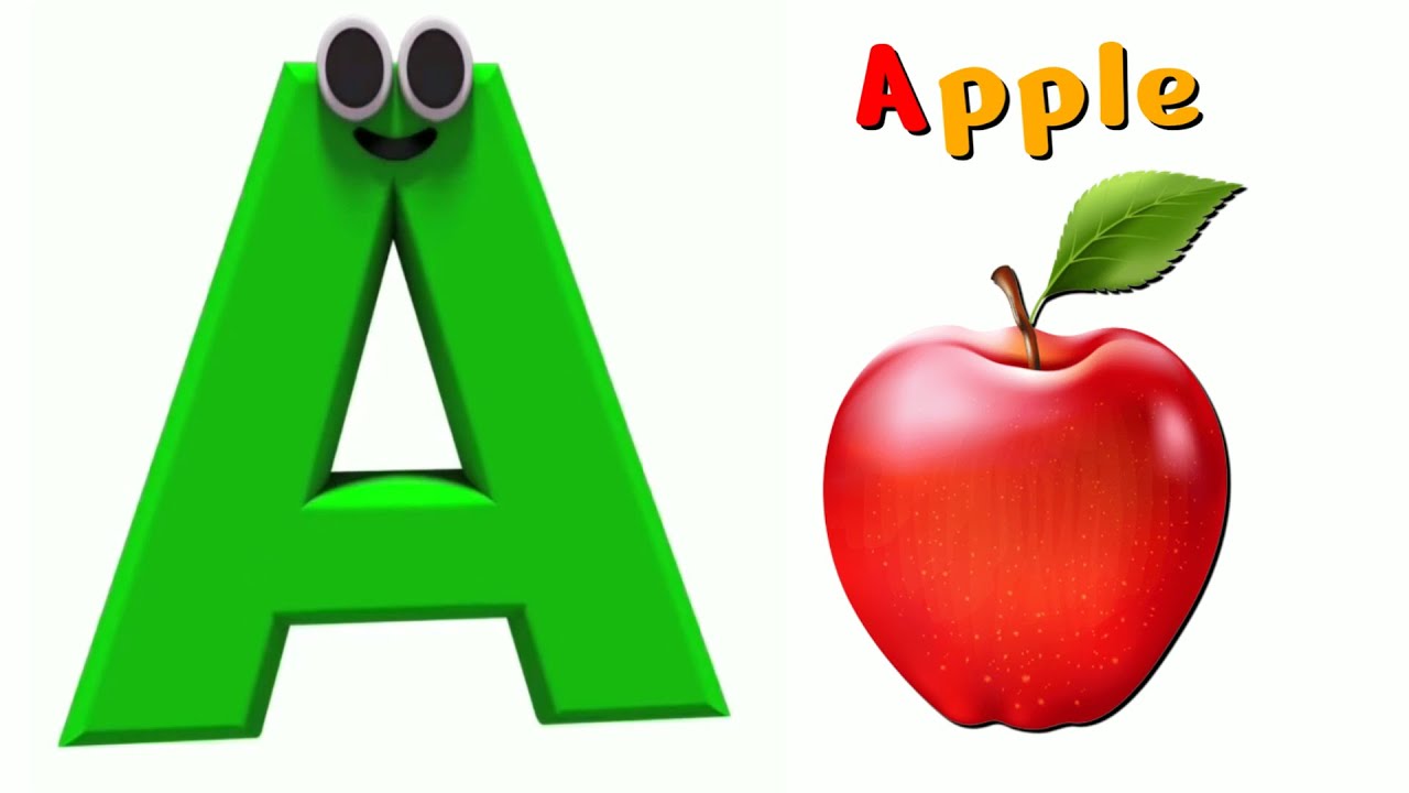 Abc Phonic Song Toddler Learning Video Songs A For Apple Nursery