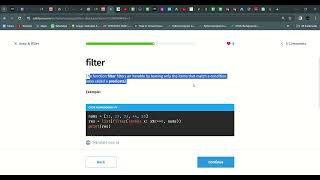 86 map & filter | Python Developer | Sololearn