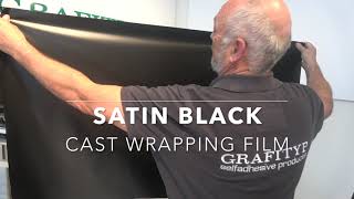 GrafiWrap SATIN Black \u0026 Satin Nardo Grey wrapping film