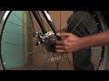 how to remove and install the front wheel on a triad bicycle