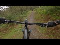 2021 whyte e180rs v2 first proper ride on the new bike with the lads at a very wet afan