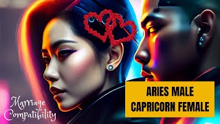 Marriage compatibility between Aries man and Capricorn woman #astrology #matchmaking #couplegoals