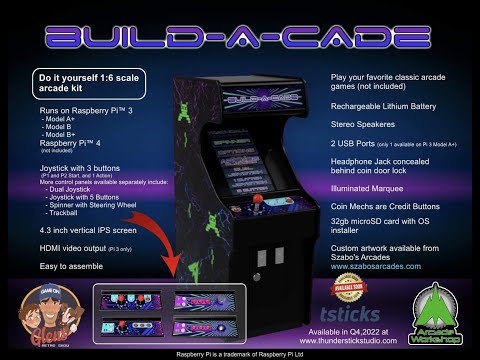 Build Your Own Mini Arcade Machine With The Grs Build A Cade Kit