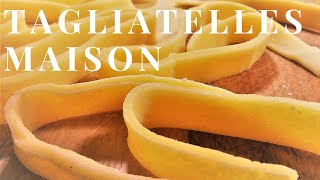 Tagliatelles maison ! Recette des pâtes fraîches sans machine !