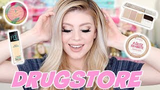 FULL FACE TESTING DRUGSTORE MAKEUP! | FIRST IMPRESSIONS DOPE & NOPE
