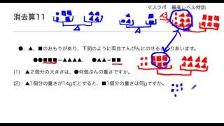 中学受験　消去算11 マスラボ　算数教室