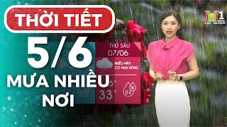 Dự báo thời tiết Hà Nội hôm nay ngày mai 5/6 | Thời tiết Hà Nội mới nhất | Thời tiết 3 ngày tới