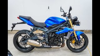 ストリートトリプル 85■ローン可■17711キロ■希少な青■ノーマル■デイトナ675【MotoTOPICS】