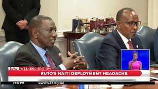 Fix the banditry issues first before deploying police to Haiti ,President Ruto told