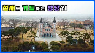 드론영상/ 당진여행 2/ 합덕성당, 철새, 합덕제수변공원 및 주변(Drone shots/ Hapdeok Cathedral, Migratory bird, Hapdeokje Park)