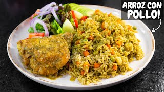 Arroz con POLLO norteño! receta fácil y económica | Abelca