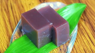 Refreshing Sweet Red Bean Jelly Recipe｜Easy Mizu Yokan for Summer Desserts｜水羊羹の作り方