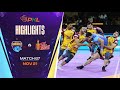 Match Highlights: Bengal Warriorz vs Telugu Titans | November 21 | PKL Season 11