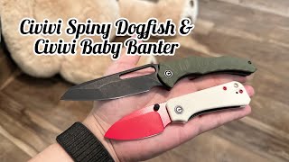 Civivi Spiny Dogfish \u0026 Civivi Baby Banter Unboxing \u0026 First Impression #knifeunboxing #pocketknife