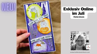 Stampin’Up! NEU Exklusiv Online im Juli- Playful Ghosts -total süße Geister    ideal zum Kolorieren