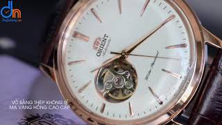 ORIENT BAMBINO OPEN HEART ROSE GOLD - (RA-AG0001S10B)