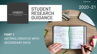Digital Research Methods Guide: Part 1 - Getting Creative with Secondary Data