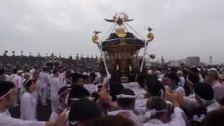 平成２５年  浜降祭  中島 日枝神社　茅ヶ崎海岸　ドッコイ。