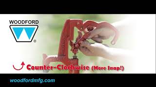 Woodford Y34 Yard Hydrant Adjust Linkage More or Less Snap in the Handle
