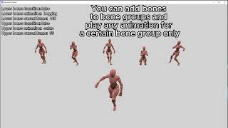 Gdevelop - Advanced 3d animation extension (Combine animations and make transitions between it)
