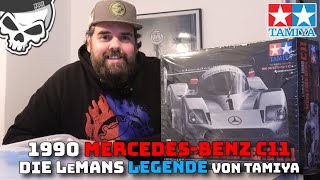 Tamiya C11 Mercedes-Benz 1990 2WD RC Modellbau Unboxing und Besprechung die LeMans Legende