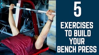 HOW TO INCREASE BENCH PRESS(fastest way) | 5 BEST EXERCISES TO BUILD YOUR BENCH PRESS | BIGGER CHEST