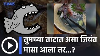 Viral Video of Alive Fish : तुमच्या ताटात असा जिवंत मासा आला तर.. | Sakal Media |