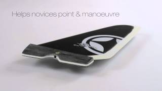 Unifiber Windsurf Fins Shallow Rider - For Shallow Water Use