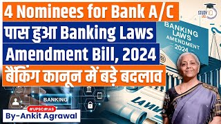 Banking Laws (Amendment) Bill 2024: What’s Changing? Explained | Economy