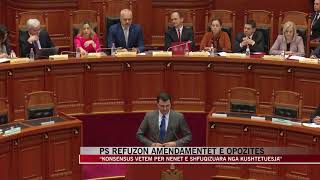 PS refuzon amendamentet e opozitës - News, Lajme - Vizion Plus