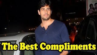 Here’s One of The Best Compliments Sidharth Malhotra Received