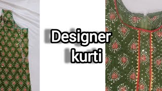 designer kurti 12 sal ki bacchi ke liye#like #women fashion#viral video#tailoring