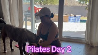 Day 2 of Pilates as a Midsize Mom of 3💪🏻