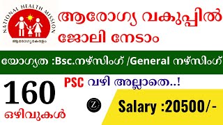 ആരോഗ്യ വകുപ്പിൽ ജോലി നേടാം | National Health Mission (NHM) Recruitment 2023