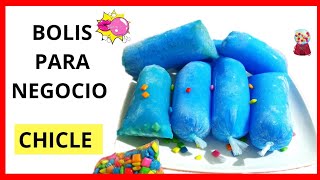 BOLIS DE CHICLE/ HELADOS DE CHICLE/ SABORINES DE CHICLE/también tenemos helados de maní /piña colada