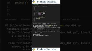 Assertion Errors In Python | Python Tutorial