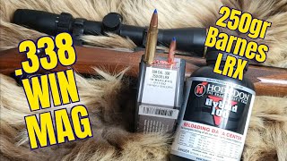 .338 Win Mag Barnes 250gr LRX Review