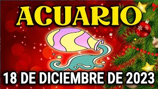 ⚡𝐋𝐚 𝐩𝐫𝐢𝐦𝐞𝐫𝐚 𝐜𝐚𝐫𝐭𝐚 𝐥𝐨 𝐝𝐢𝐜𝐞 𝐭𝐨𝐝𝐨🔮 Horóscopo de hoy Acuario ♒ 18 de Diciembre de 2023|Tarot