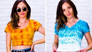 DIY Your Own Tie Dye with These 6 Creative Ideas! | DIY Wardrobe Upgrades and Life Hacks by Blossom