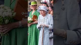 #shorts Queen had such good relationships with Sophie Wessex  👍💕 #queenelizabeth