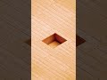 wooden tetris blocks looping animation