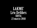 lakme’ – léo delibes sofia 23 marzo 2018